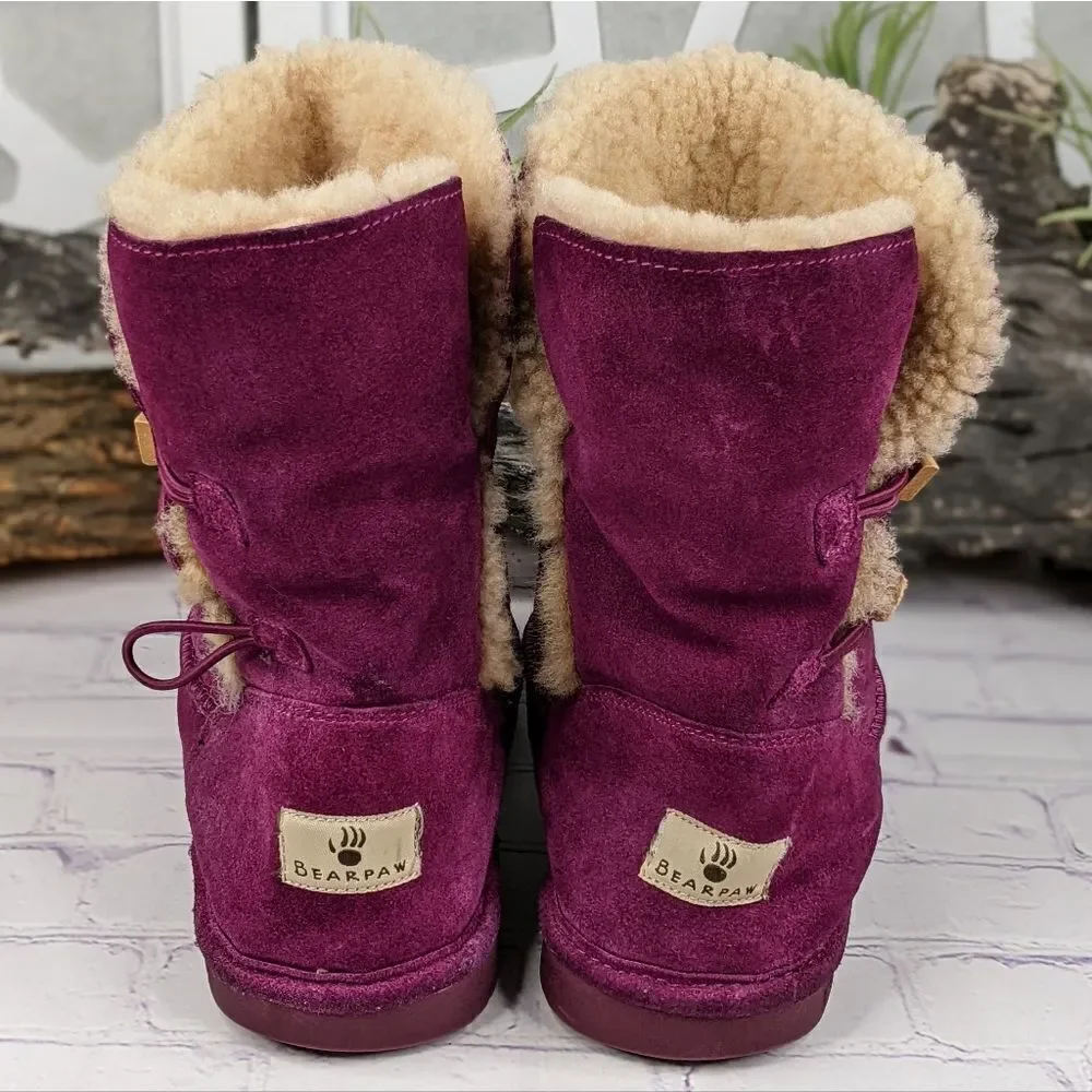 Bearpaw Abigail Boots - Plum Deep Purple